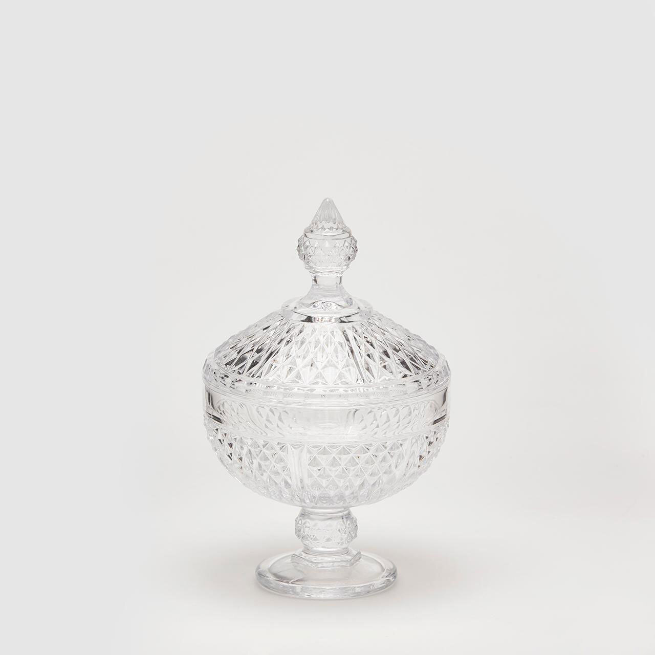 EDG Enzo De Gasperi Scatola Contenitore 25x15cm Trasparente Vetro