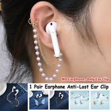 1 Pair Anti-Lost Ear Clips Chains Butterfly Wireless Bluetooth Earphone Earrings
