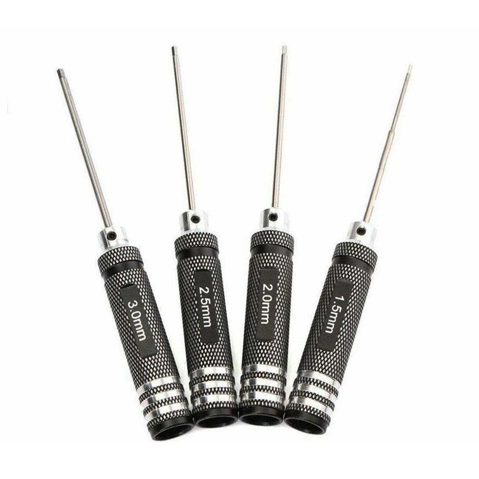 4pcs Hex Screwdriver Tool Set for RC Car Plane Helicopter 1.5/2.0/2.5/3.0mm - Image 4 of 4
