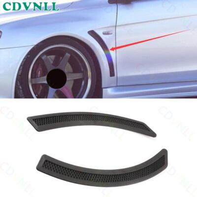 For Mitsubishi Lancer Evolution 2007-2017 Front Fender Side Vent Garnish Trim 2*