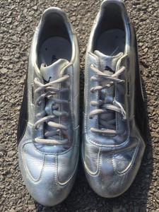 shiny puma trainers