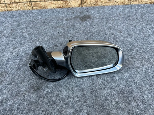 RIGHT SIDE DOOR MIRROR W/BLIND SPOT/ALUMINUM FINISH 108K 13-16 AUDI A4 S4 B8.5