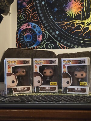 pop figurine and small car from the supernatural tv series