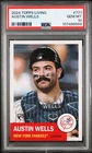 2024 Topps Living Set # 771 AUSTIN WELLS Rookie New York Yankees GEM MINT PSA 10