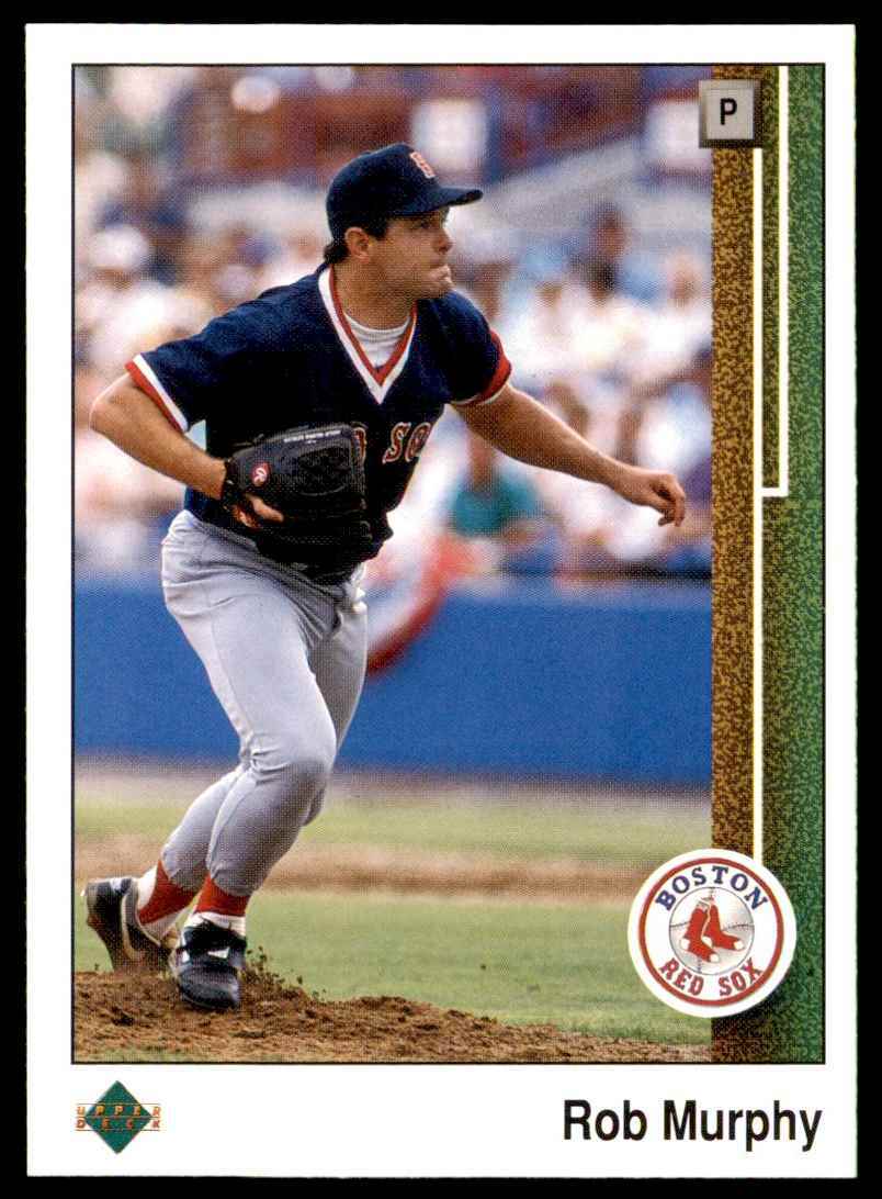 1989 Upper Deck Rob Murphy Boston Red Sox #759
