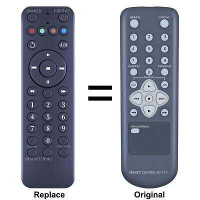 RC-112 Replacement Remote Control For Sherwood CD Player RM-CD80 RM ...