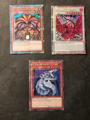YUGIOH! - EXODIA IL PROHIBITO + CYBER DRACHE + DRACHE ROSA SCHWARZ - TN23 - ITALIENISCH