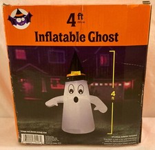 4 Foot Tall Inflatable Ghost Halloween New
