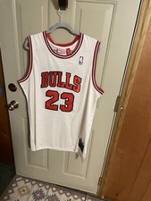 NBA Michael Jordan Jersey  23 Chicago Bulls mitchell ness white/red Sz XL Nwt.