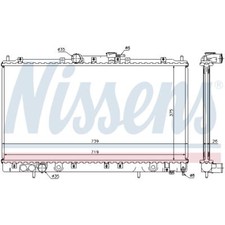 Radiateur Mitsubishi GALANT