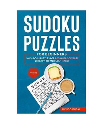 SUDOKU PUZZLES FOR BEGINNERS: 501 Sudoku Puzzles for Beginner Solvers! 250 Easy,