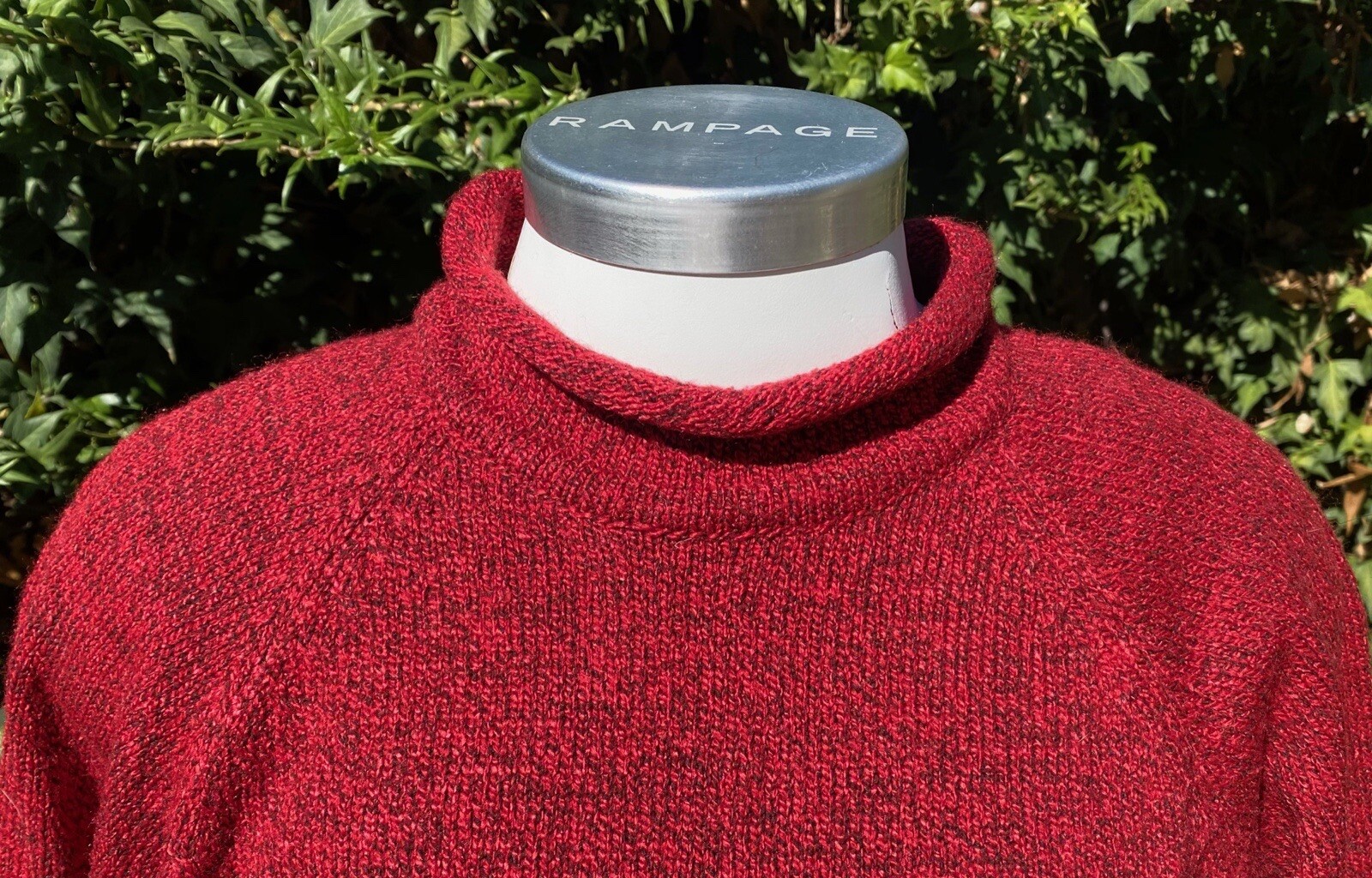 Vintage Basic Editions Size Large Sweater Red  Kn… - image 2