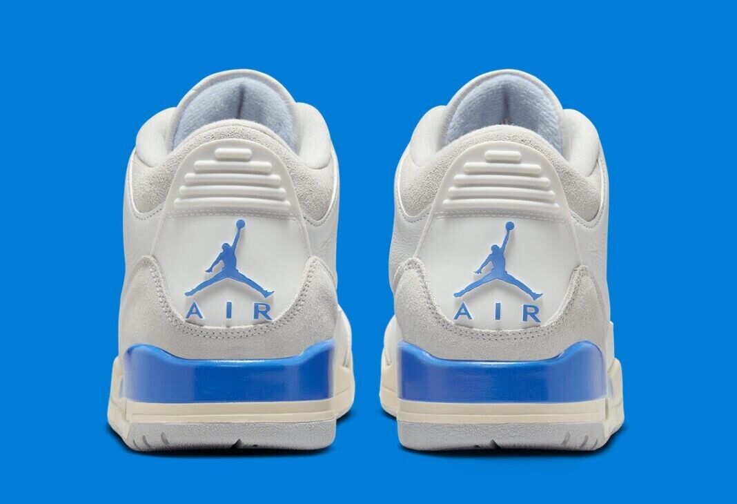 Nike Air Jordan 3 Retro Shoes Summit White Hyrdogen Blue Nike Air Jordan 3 Retro Shoes Summit White Hyrdogen Blue