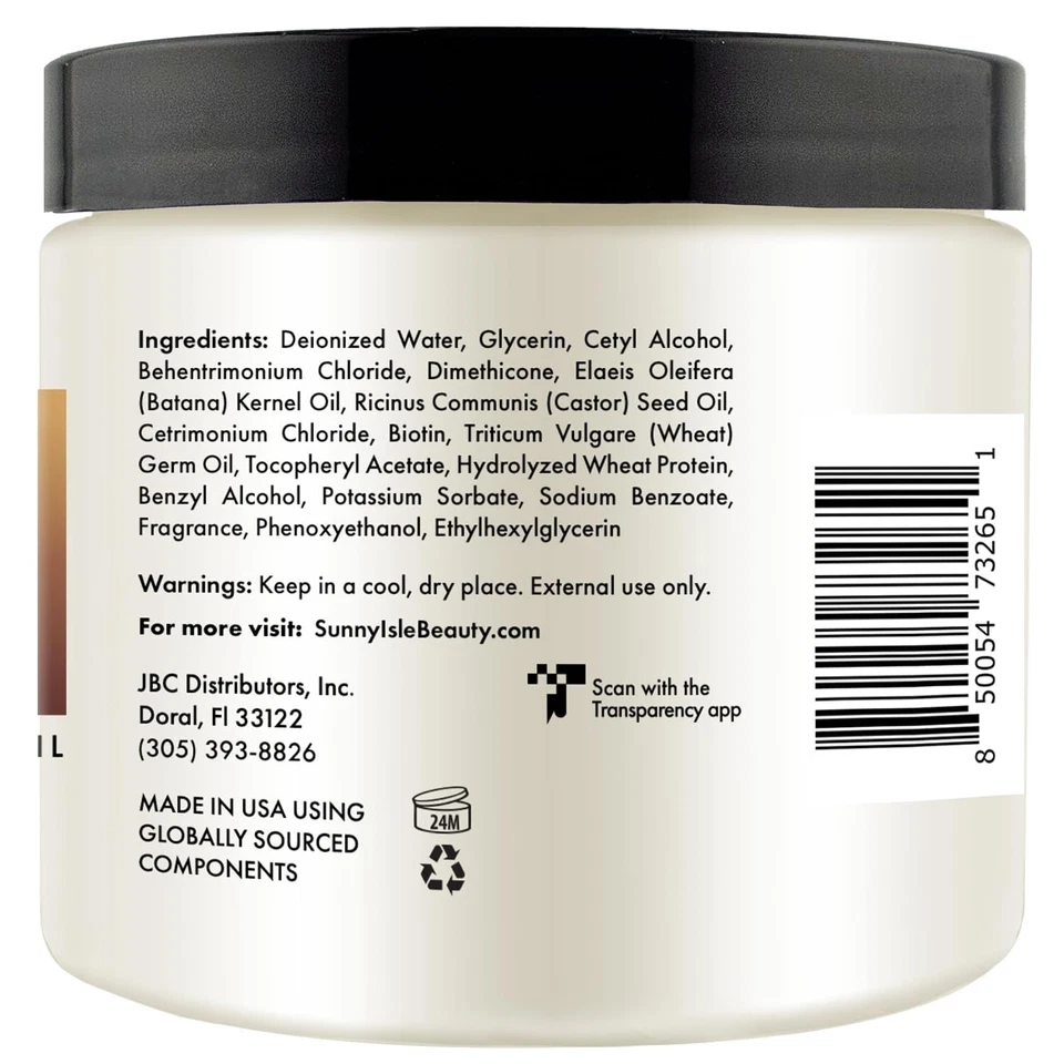 Sunny Isle Batana Anti-Thinning Intensive Repair Masque 16oz - Image 3 of 4