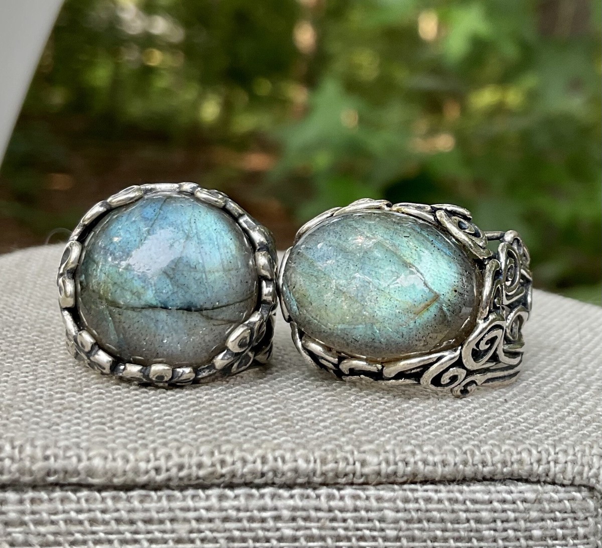 Noa Zuman LIRM & Paz Creations Israel Sterling Silver Labradorite