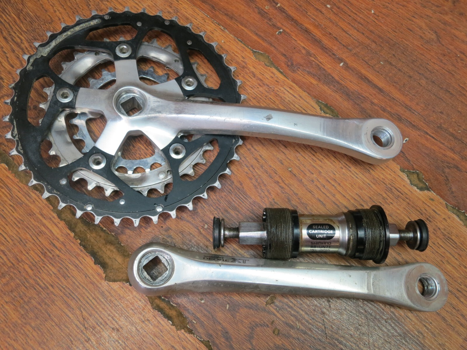 シマノ　DEORE XT FC-M737 170 クランク SHIMANO DEORE XT FC-M737 Crank set クリーニング済 | CALI