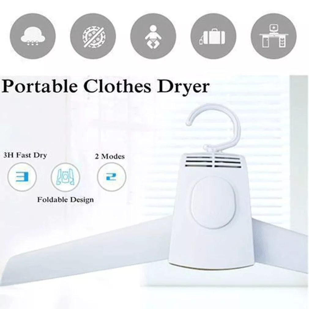 Electric Clothes Drying Rack Smart Hang Clothes Dryer Portable Outdoor  Travel Fo