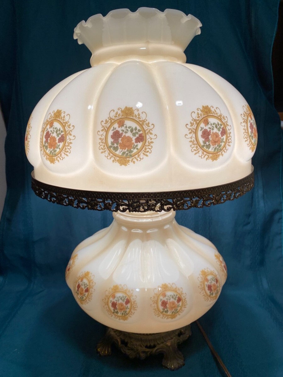 Antique Victorian Hurricane Lamp Antique 1800s Early 1900s Functioning