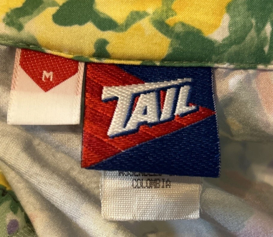 Vtg TAIL Jacket Women’s Size M Retro Rainbow Tennis Vtg Windbreaker 90s - Image 3 of 4