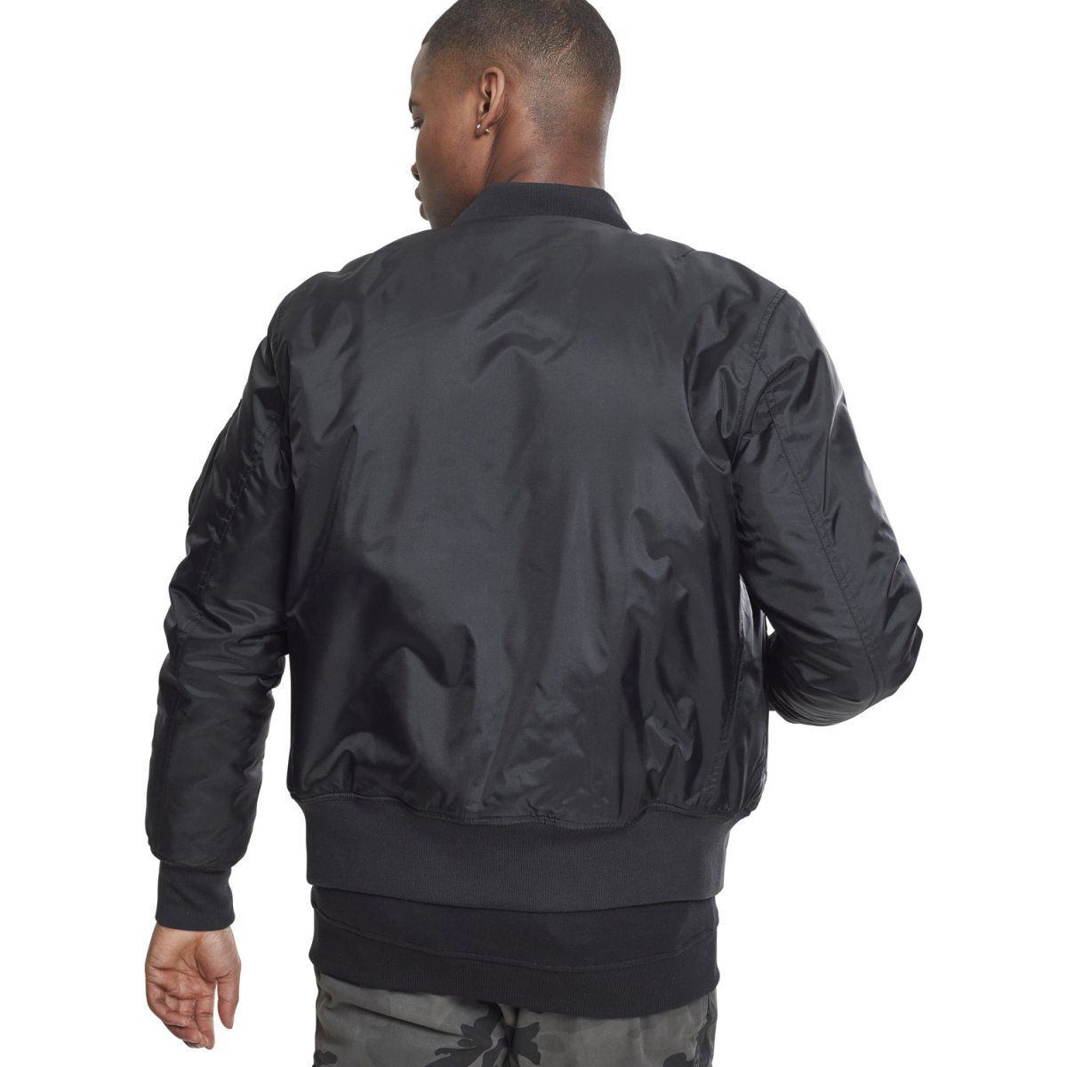 Urban Classics SHINY BOMBER Jacket black 5XL eBay