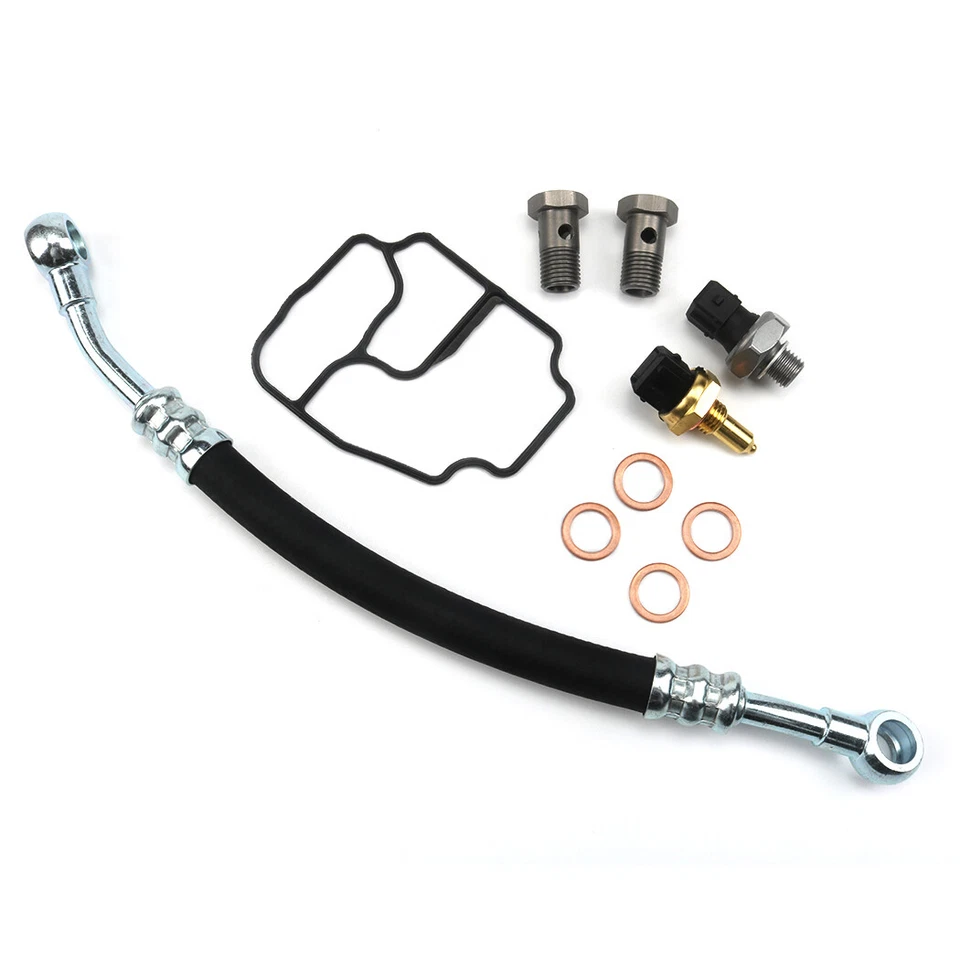 Kit de junta de carcasa de filtro de aceite de motor para BMW E46 E39 E53 E85 325Ci 530i X5 Z3 Foto 2 de 4