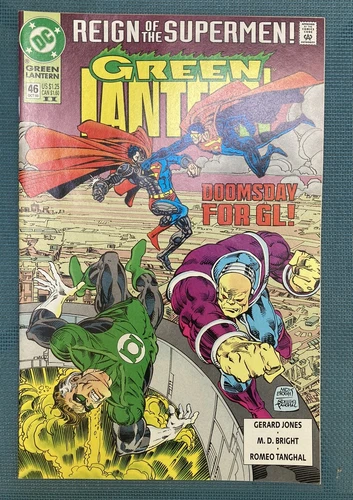 GREEN LANTERN REIGN OF THE SUPERMEN! #46 VINTAGE Oct 1993 DC Comics