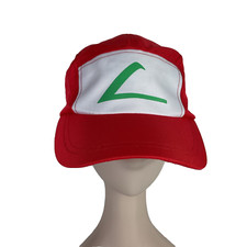 Pokemon Ash's League Expo Hat cap red mesh back snapback Ash Ketchum 5 Panel