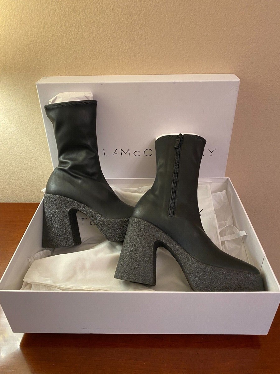 【送料&関税込】Stella McCartney Skyla Rain Boots Stella Mccartney Skyla rain boots - Black | 810131AP00M01000