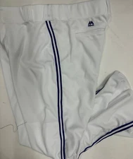 Toronto Blue Jays Majestic  Relaxed Fit Baseball Pants Men's XXL White 40x33