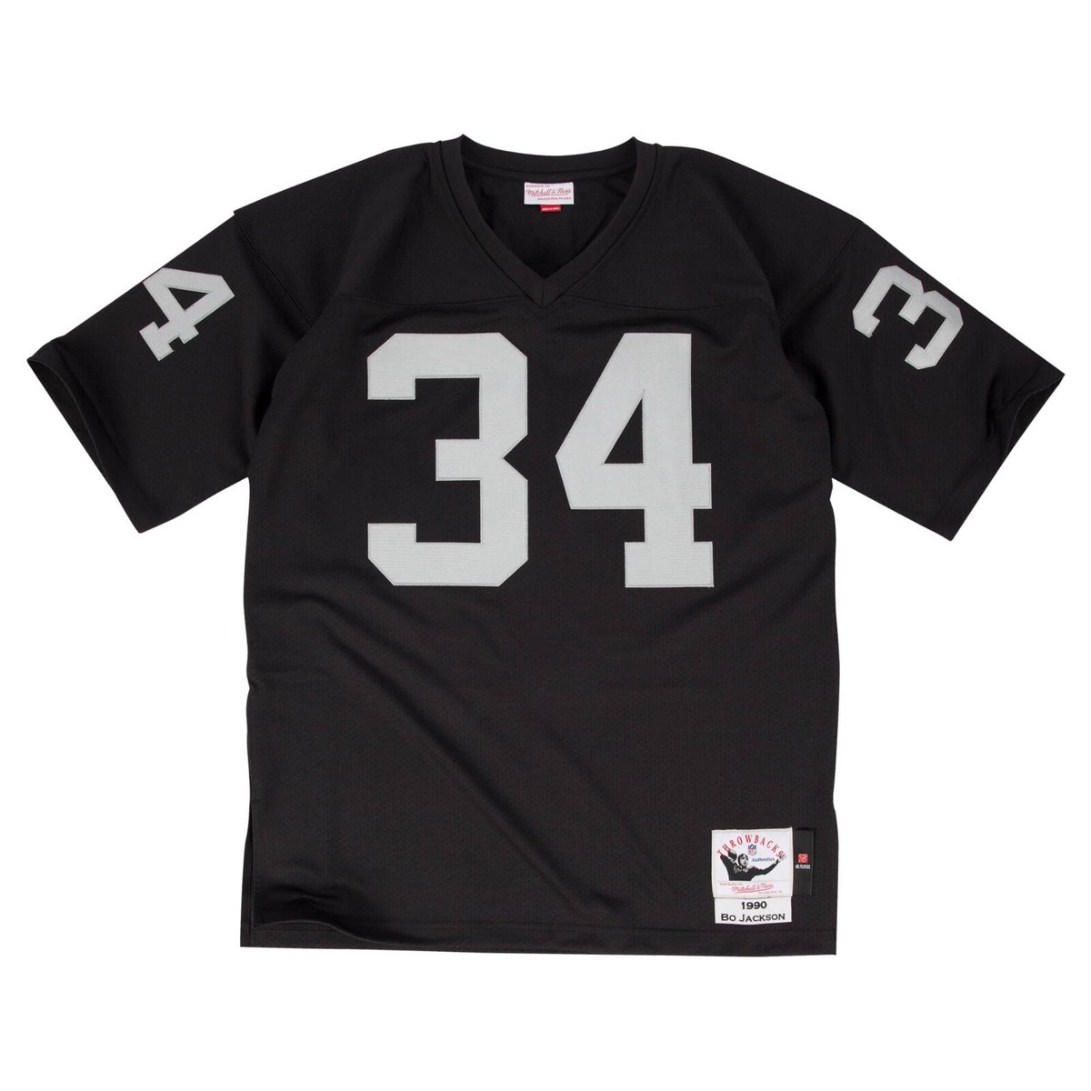RAIDERS ユニフォーム JACKSON 34 Vintage 80's Raiders Bo Jackson #34 Champion Black Jersey