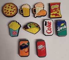 10 pcs. Food Shoe Charms For Crocs