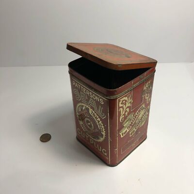 Vintage Pattersons Seal CutPlug Tobacco Tin | eBay