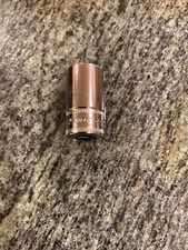 Snap-On tmms13 13mm 1/4" drive metric 6 point semi deep chrome socket
