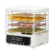 5-Trays Food Dehydrator Machine Adjustable Temperature for Jerky Fruit Vegetable