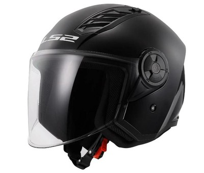 Jethelm LS2 LS2 OF616 Airflow 2 Motorradhelm Offener Helm Schwarz S 366161012S