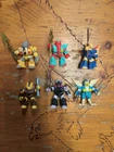 VINTAGE 1980’s Hasbro Takara BATTLE BEASTS Action Figures Lot of 6 w/ Weapons