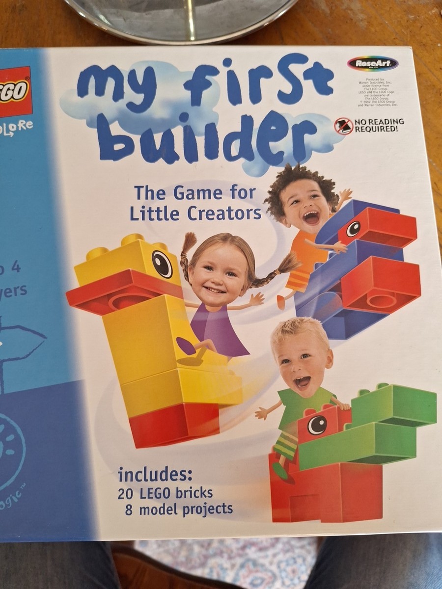 Lego Explore 31393 My First Builder RoseArt Lego With Game Board