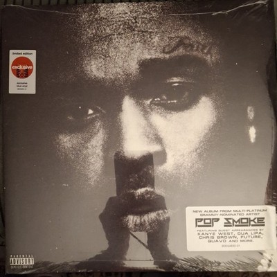 Pop Smoke Faith Album Brand New Sealed [2LP] Exclusive Blue Vinyl B0034830-01