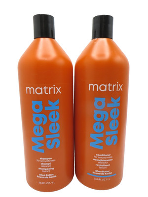 MATRIX MEGA SLEEK SHAMPOO/ CONDITIONER 33.8 OZ DUO!