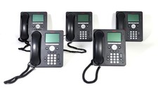 Lot of 5 Avaya 9508 Digital Office Phones w/ Stands, Multi-Line Set