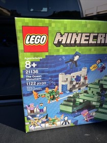 RETIRED ~ New/ Sealed ~ LEGO Minecraft: The Ocean Monument 21136