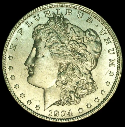 1904 O Silver Morgan Dollar Uncirculated Condition