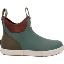 Xtratuf Green Ankle Deck Boots for Durable Waterproof Footwear
