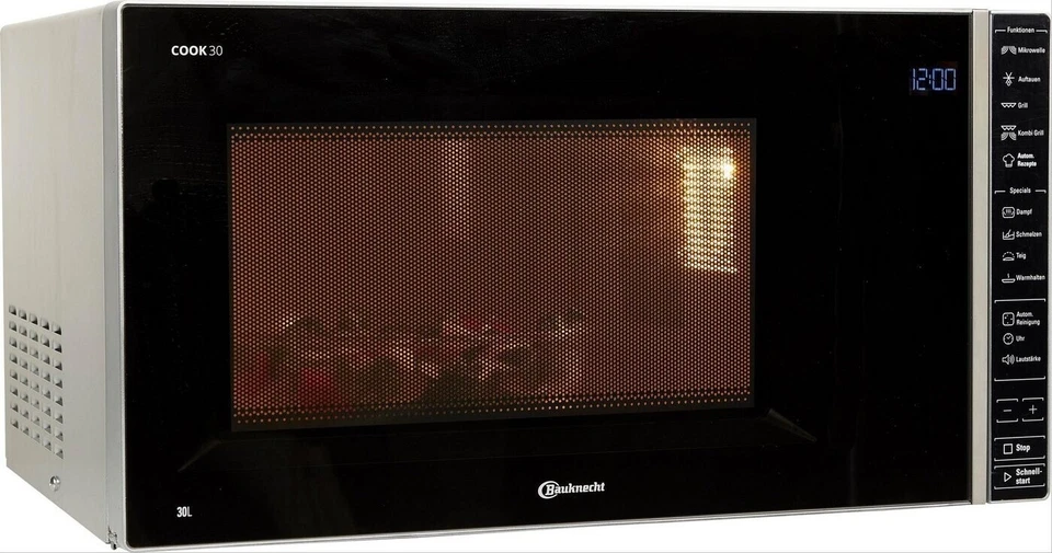 Mikrowelle mit Grillfunktion  30L 900W - Bauknecht Cook 30 MW304M - Bild 2 von 4