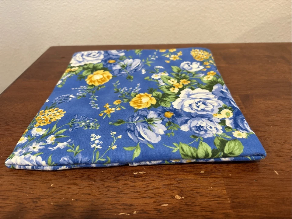 Blue Floral Potato Bag Handmade Microwaveable - Image 2 of 3