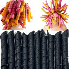 50 Pcs Heatless Spiral Hair Curlers 22inch Magic No Heat Hair Curls For Long Hai