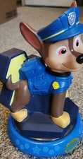 Paw Patrol Chase The Police Blue Dog Kids Night Light LED Decor Table Lamp Cop