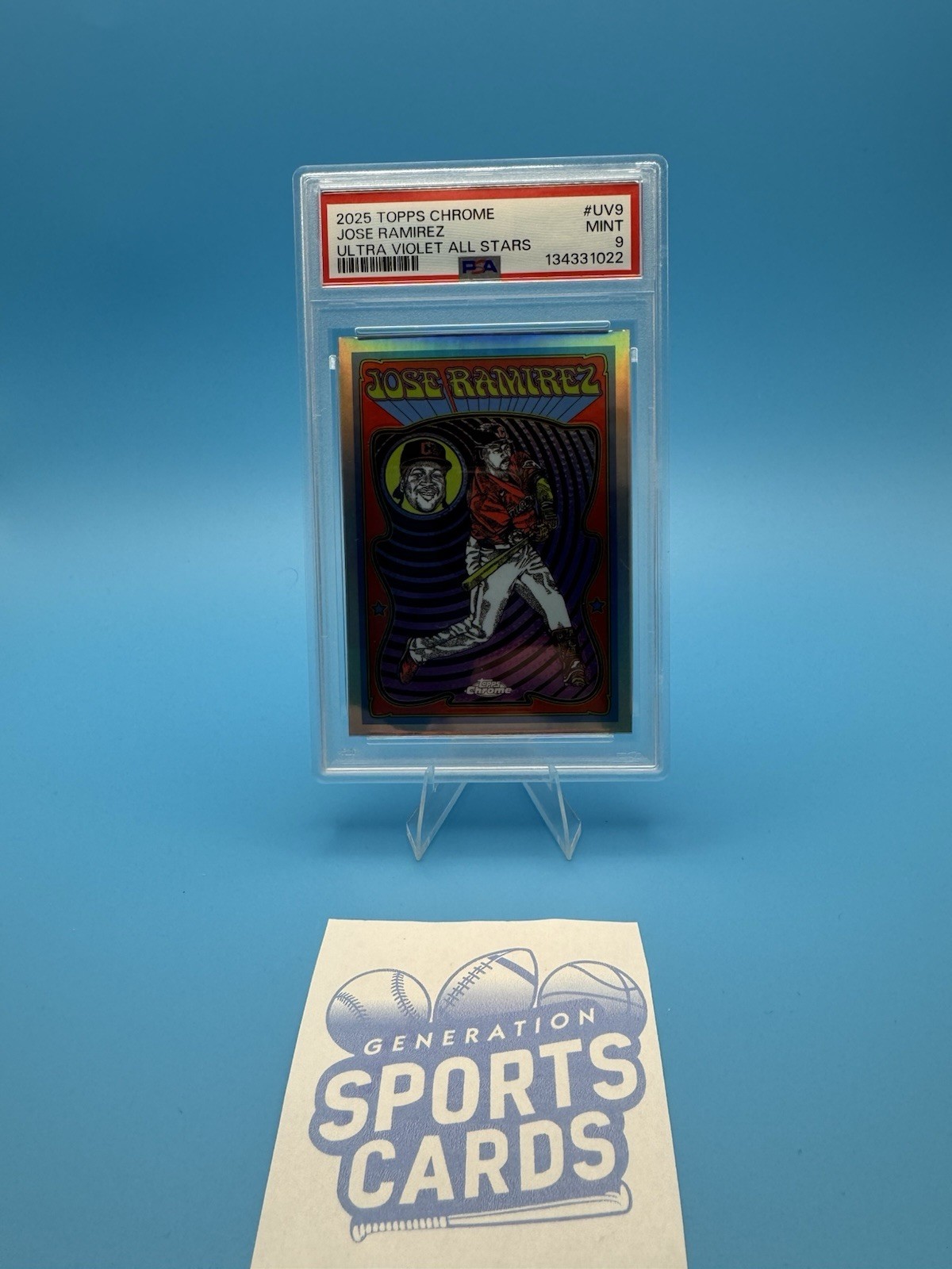 2025 Topps Chrome - Ultra Violet All Stars Jose Ramirez #UV9