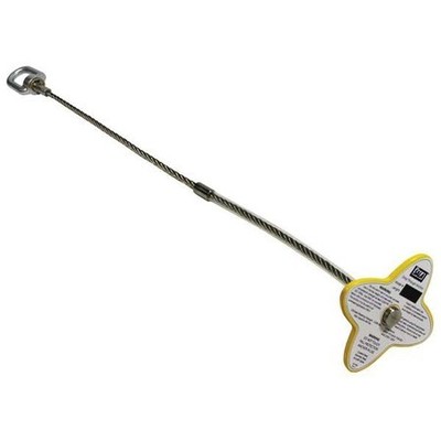 3M 2104817 Drop-Thru Anchor, 102 In Length, 420 Lb Weigth Capacity, Steel