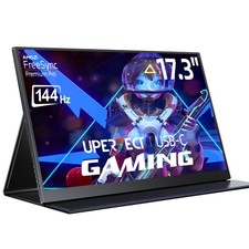 UPERFECT 17.3" Portable Monitor 1080P 144Hz Display Gaming Screen For Xbox PS 5